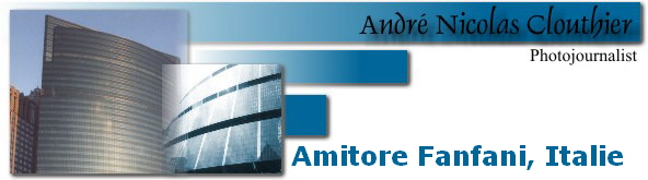 Amitore Fanfani, Italie